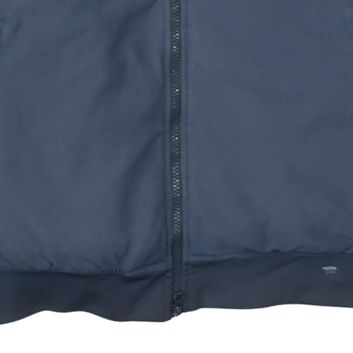 Adidas Men's Blue Hooded Puffer Jacket Size S Regular Fit
