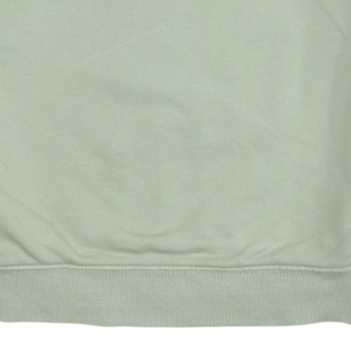 Zara Boys Green Cotton Blend Crew Neck Pullover Sweatshirt Size 8 Years