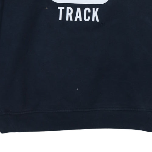 Nike Oregon Track Navy Sweatshirt Women L Crew Neck Pullover