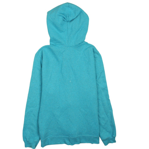 Champion Women's Blue Full Zip Hoodie Size L Eco Authentic Sweatshirt