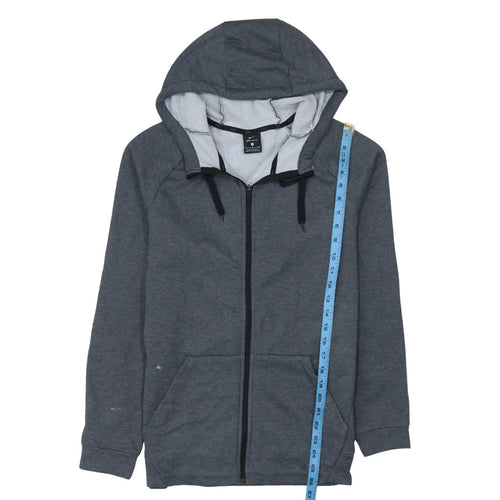 Nike Men's Grey Dri-FIT Full Zip Hoodie Size S Lightweight Sportswear