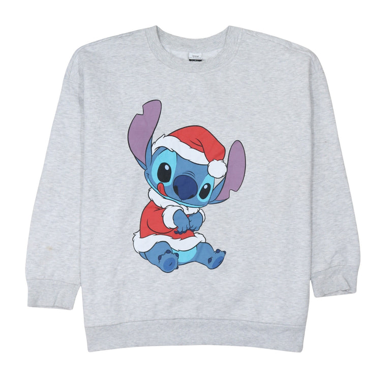 Disney Classics at George Women Grey Sweatshirt Stitch Christmas 2XL