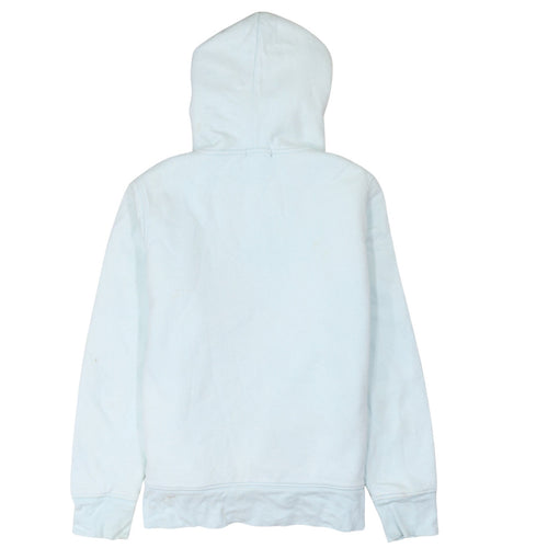 GAP Womens Light Blue Full Zip Hoodie Sherpa Lined Size S