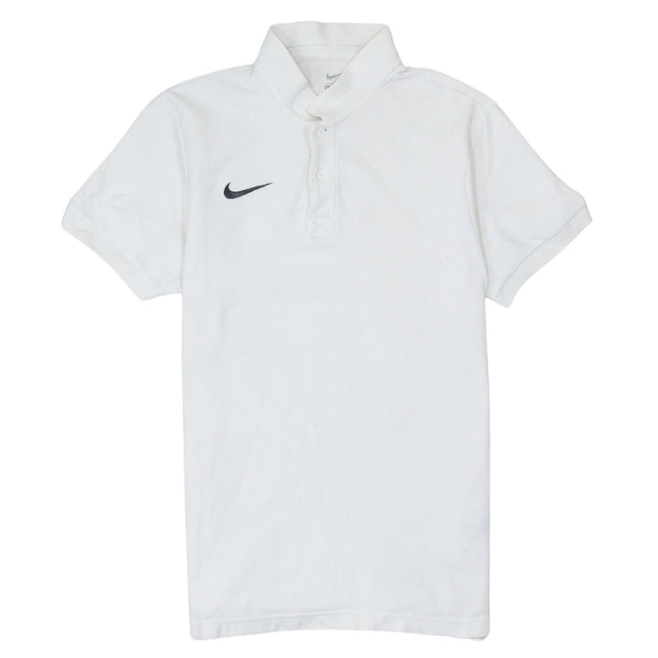 Nike Men's White Classic Short Sleeve Polo Shirt Size S
