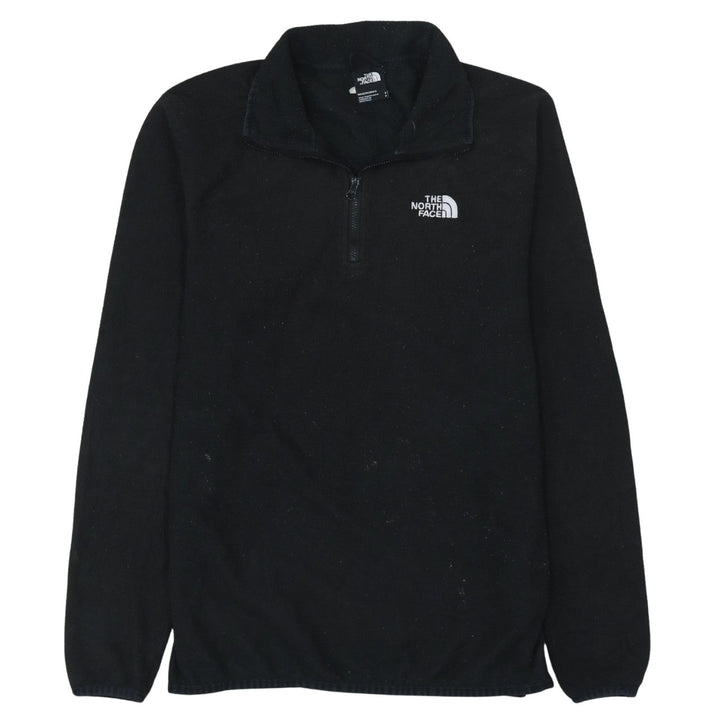The North Face Womens Black Fleece 1/4 Zip Jacket Size S