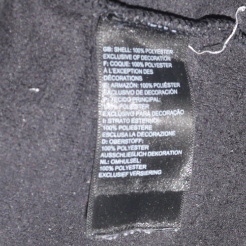 The North Face Womens Black Fleece 1/4 Zip Jacket Size S