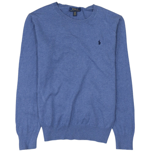 Polo Ralph Lauren Boys Blue XL Cotton Crew Neck Jumper