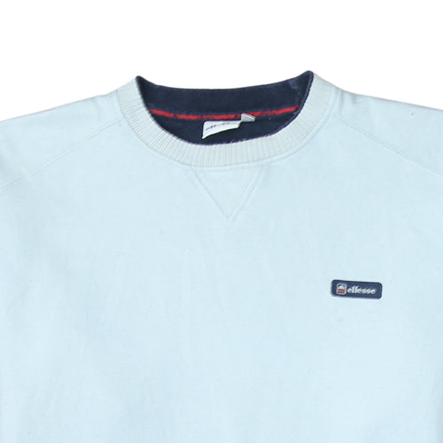Ellesse Men's White XL Pullover Sweatshirt Classic Logo Vintage