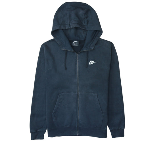 Nike Men's Black Full Zip Hoodie M Regular Fit Sportswear