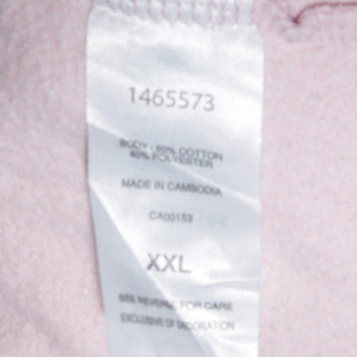 Champion Womens Pink Pullover Hoodie XXL Embroidered Logo