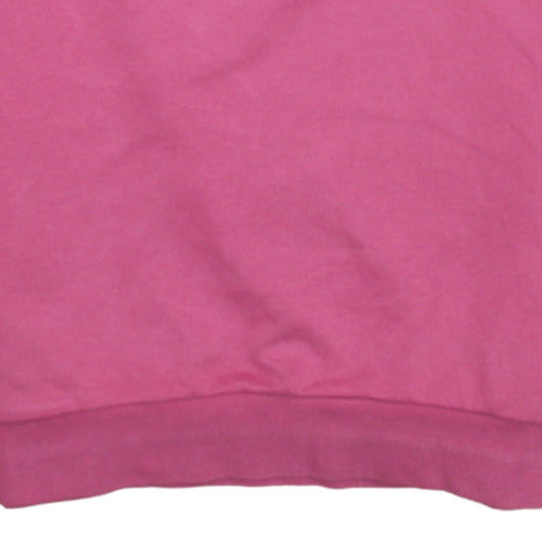 Adidas Girls Pink Crew Neck Logo Sweatshirt 14 Years Pullover