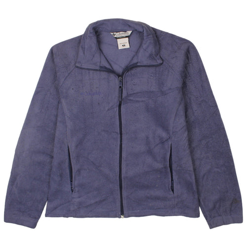 Columbia Women's Purple Fleece Full Zip Jacket Size M