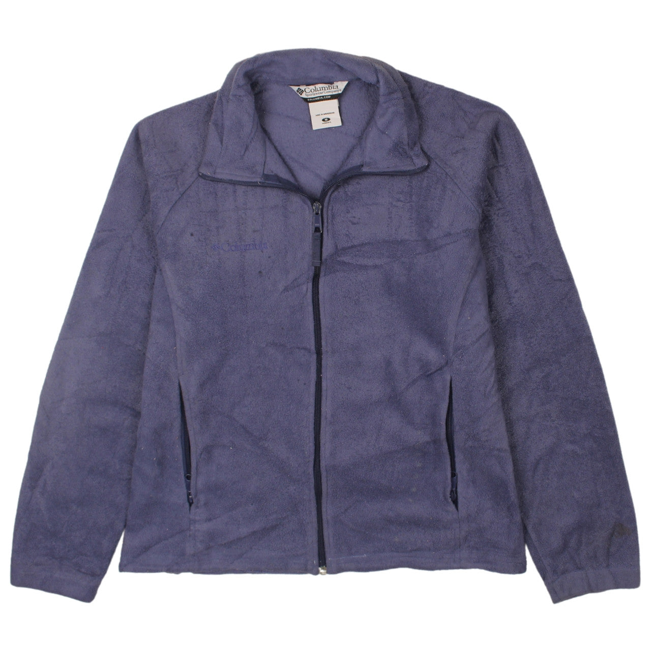 Columbia Women's Purple Fleece Full Zip Jacket Size M