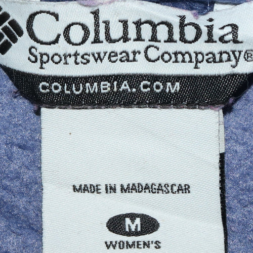 Columbia Women's Purple Fleece Full Zip Jacket Size M
