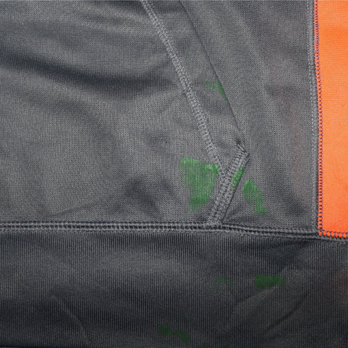 Nike Boys Grey Orange Therma-Fit Pullover Hoodie XL Polyester Fleece