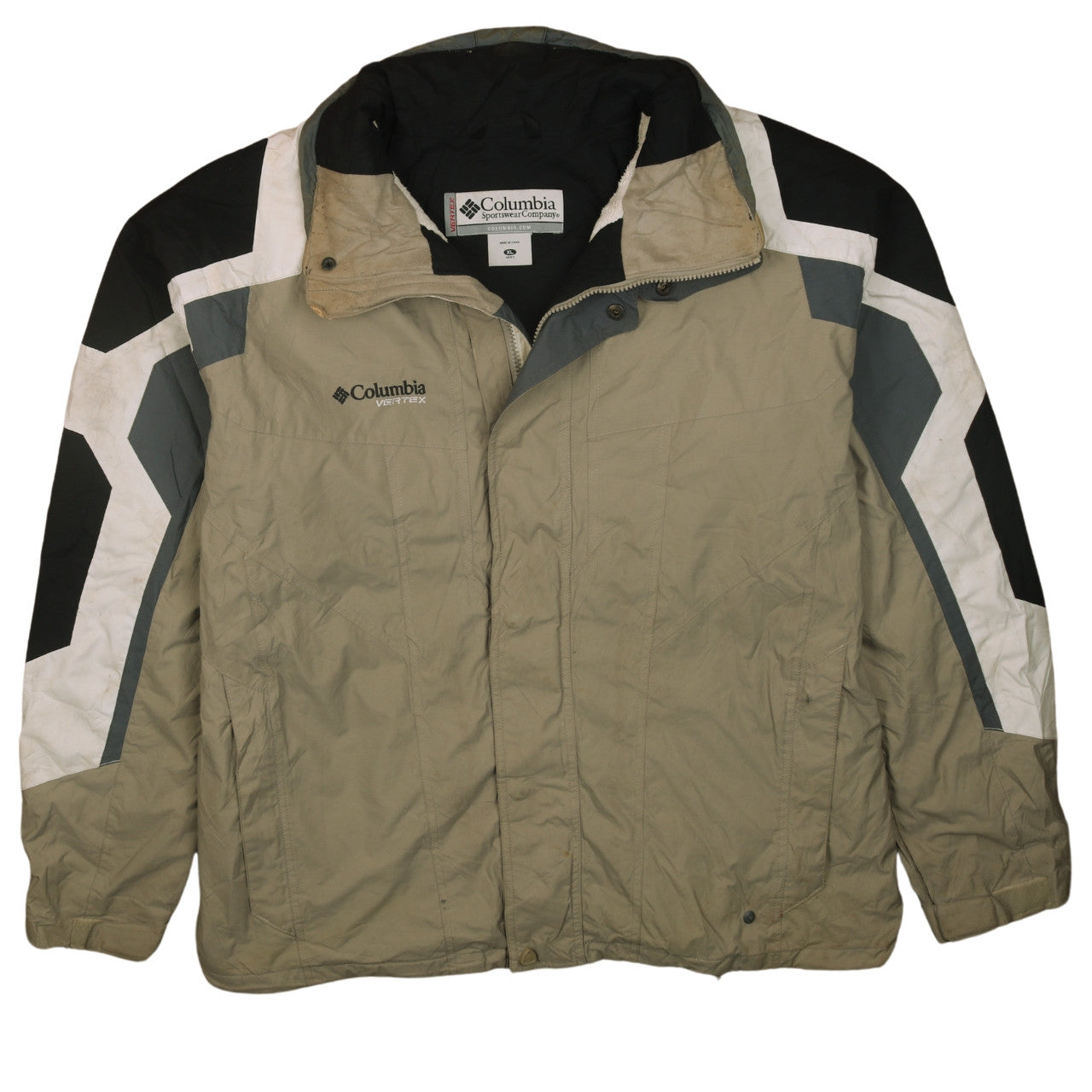 Columbia Men’s Beige XL Vertex Waterproof Winter Jacket