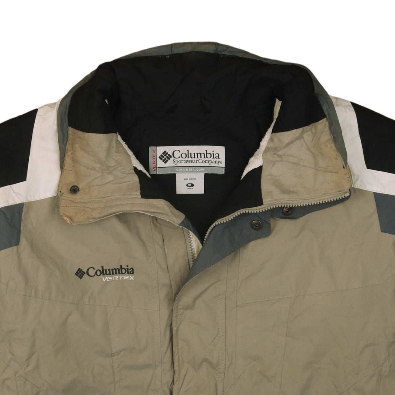 Columbia Men’s Beige XL Vertex Waterproof Winter Jacket