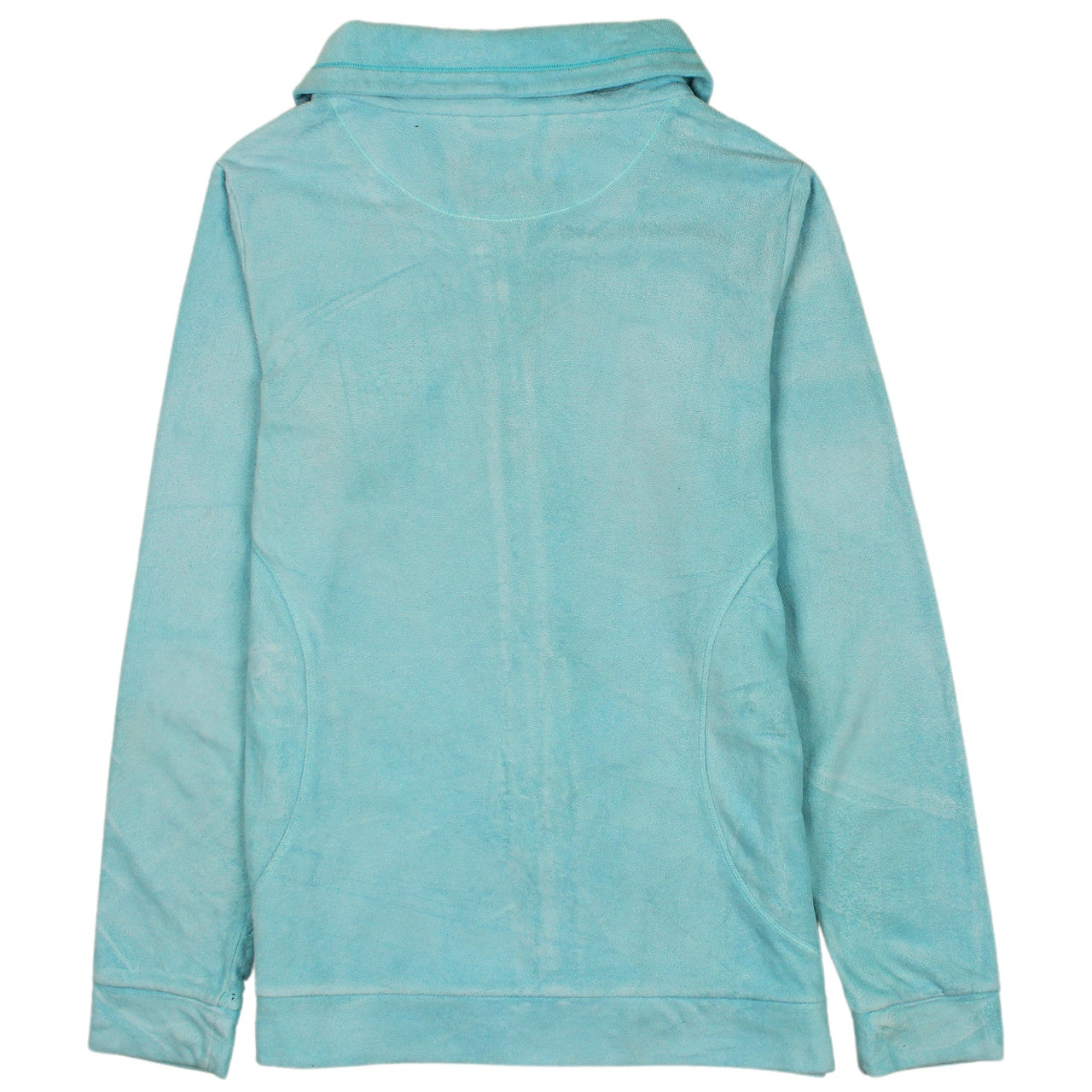 Adidas Womens Blue Fleece Full Zip Jacket Size 14