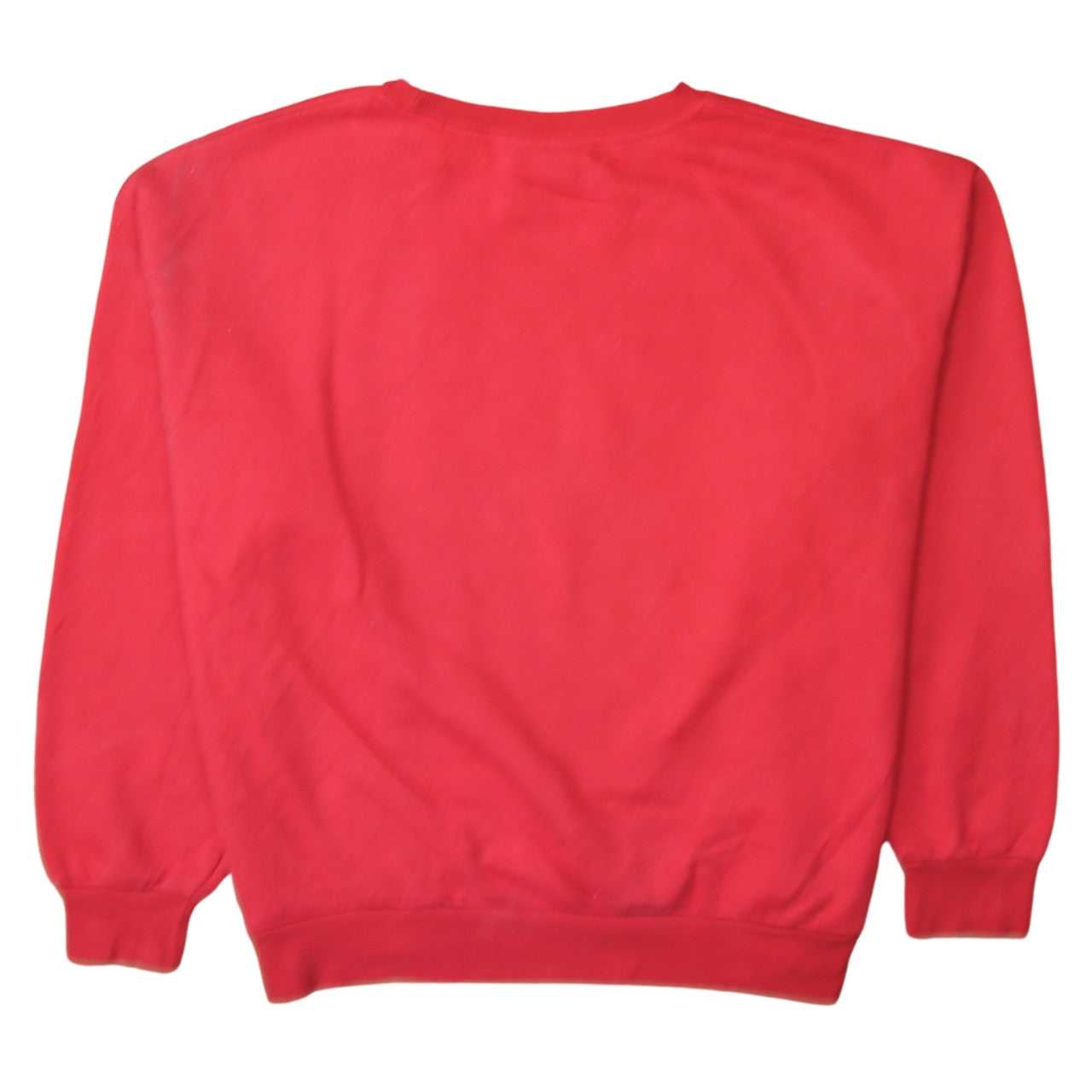 Disney Womens Red Mickey Mouse XL Sweatshirt Pullover Cotton Blend