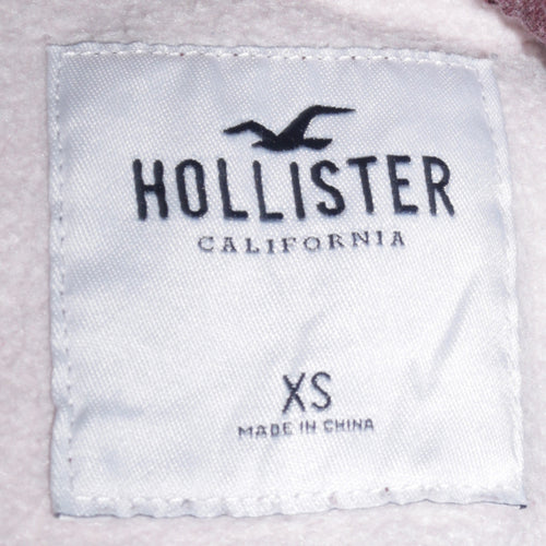 Hollister Women’s Pink Ombre Pullover Hoodie XS Cotton Blend