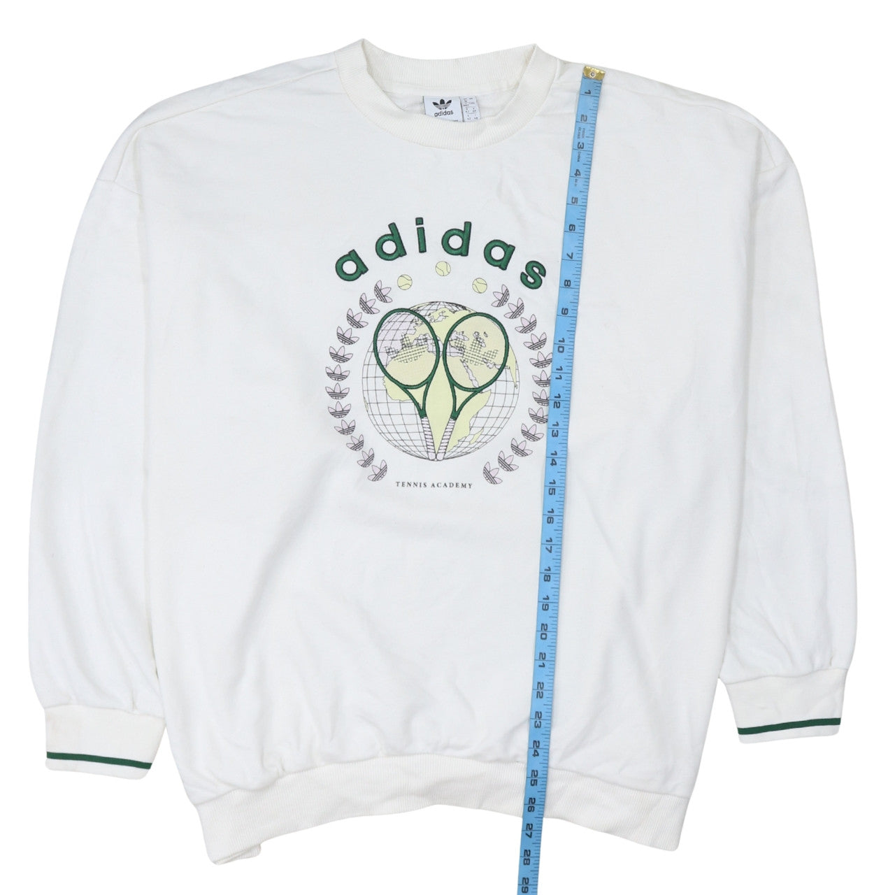 Adidas Women White Tennis Academy Pullover Sweatshirt UK 16