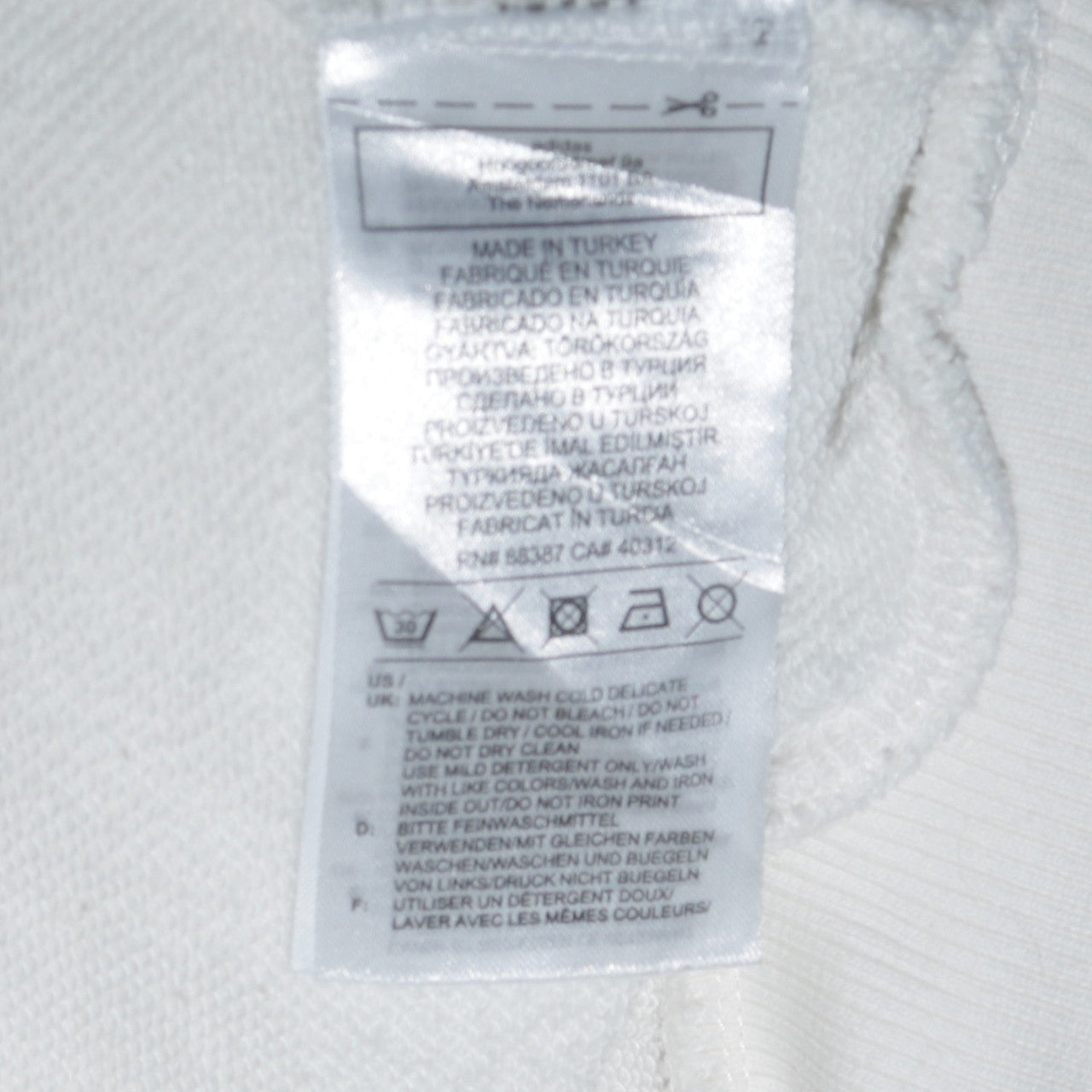Adidas Women White Tennis Academy Pullover Sweatshirt UK 16