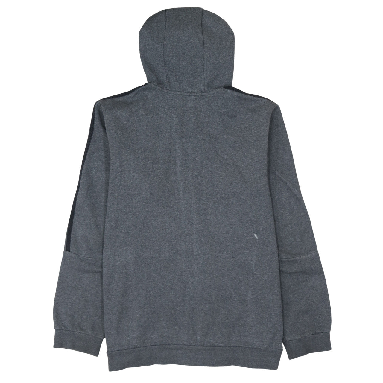 Adidas Men's Grey Full Zip Hoodie Size L Sports Fleece