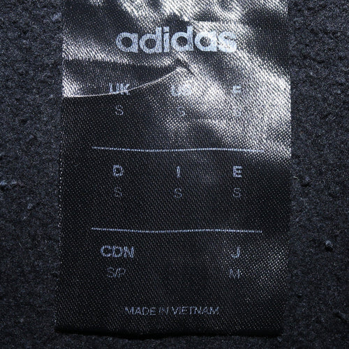 Adidas Men's Black Pullover Hoodie Small Logo Fleece Sportswear