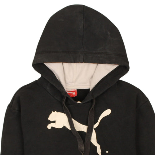Puma Men's Black Pullover Hoodie Small Regular Fit Sportswear