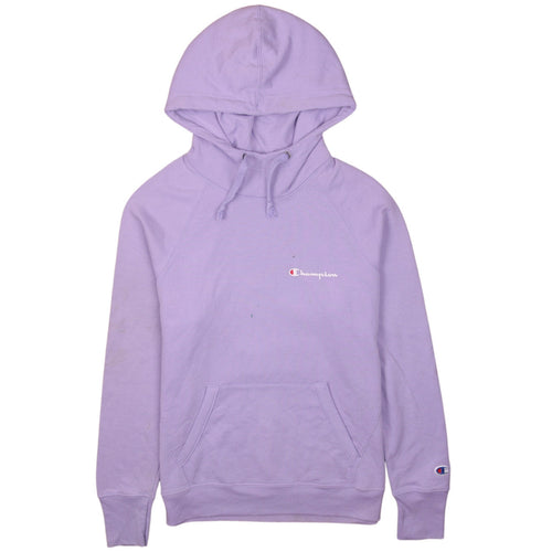 Champion Women Lilac Pullover Hoodie Small Hooded Sweatshirt