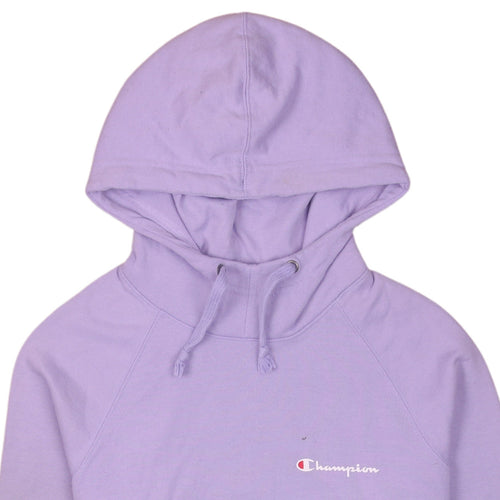 Champion Women Lilac Pullover Hoodie Small Hooded Sweatshirt
