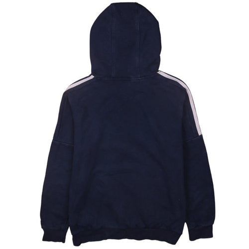 Adidas Boys Blue Pullover Hoodie 13-14 Years Hooded Fleece Sweatshirt