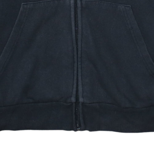 Adidas Womens Black Full Zip Hoodie Medium 12 Hooded Sweatshirt