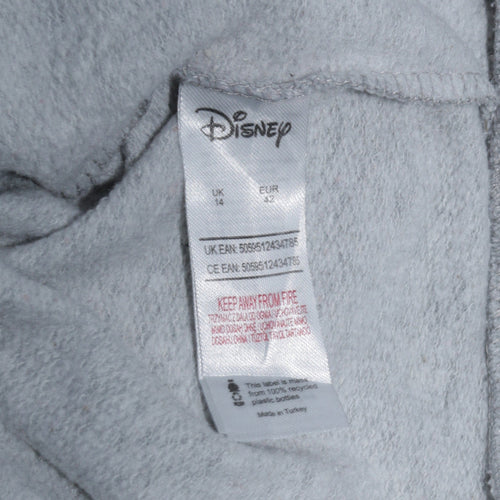 F&F Disney Women Grey Christmas Mickey Sweatshirt UK 14