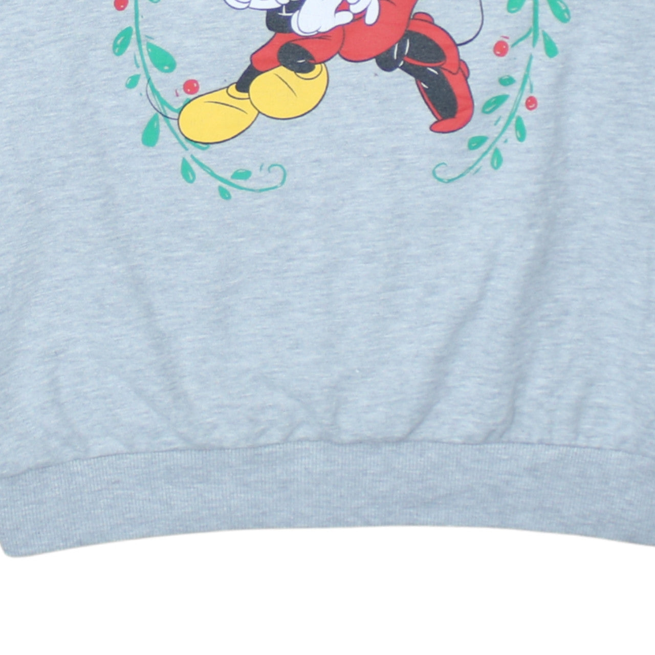 F&F Disney Women Grey Christmas Mickey Sweatshirt UK 14