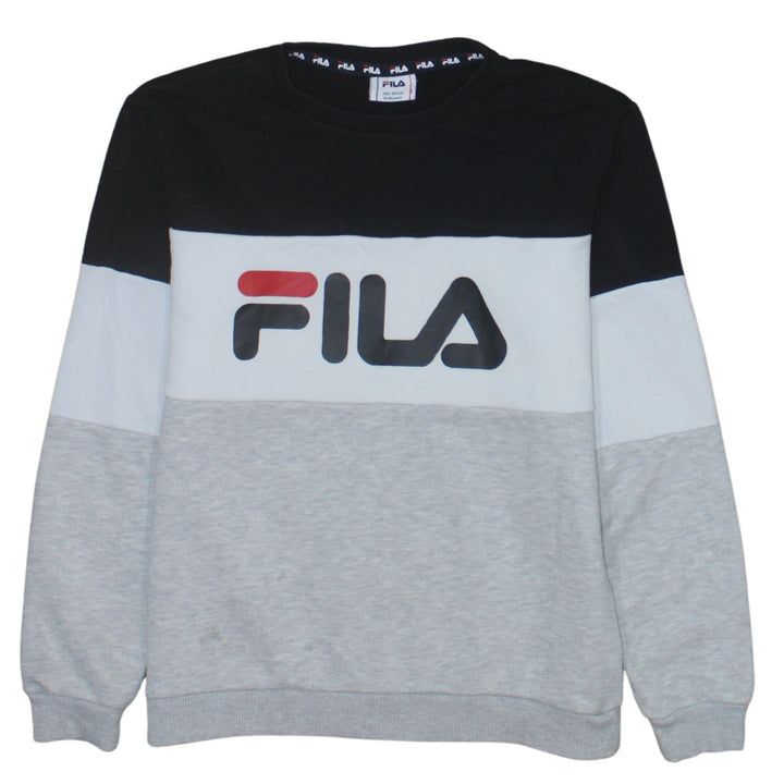 FILA Boys Multicoloured Logo Pullover Sweatshirt 13-14 Years