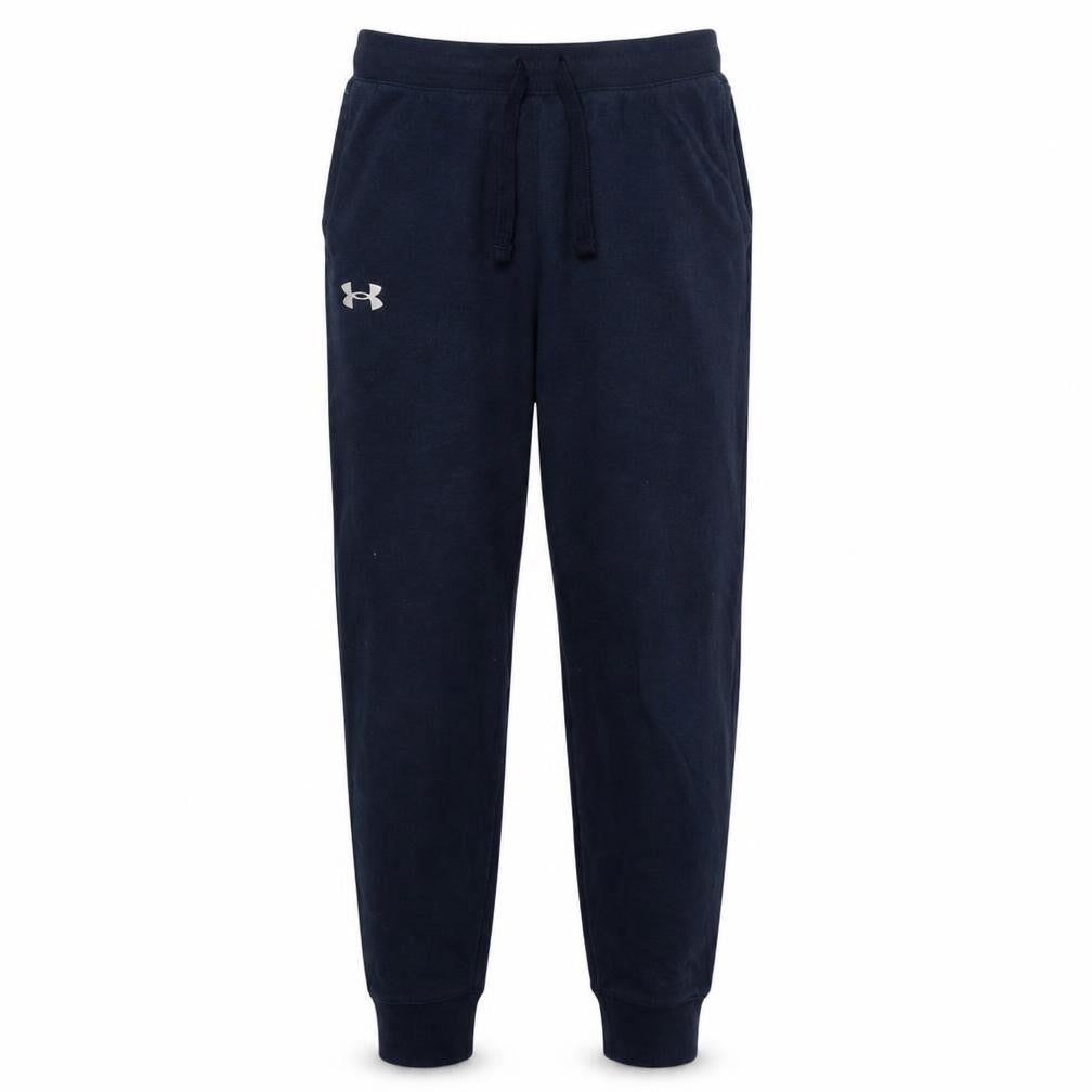 Under Armour Boys Blue L ColdGear Fleece Jogger Trousers