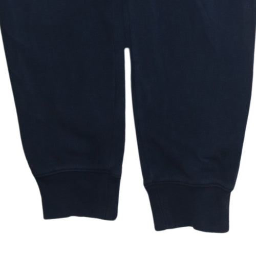 Under Armour Boys Blue L ColdGear Fleece Jogger Trousers