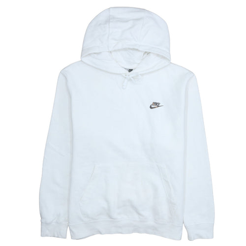 Nike Men's White Pullover Hoodie L Regular Fit Sportswear