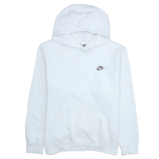 Nike Men's White Pullover Hoodie L Regular Fit Sportswear