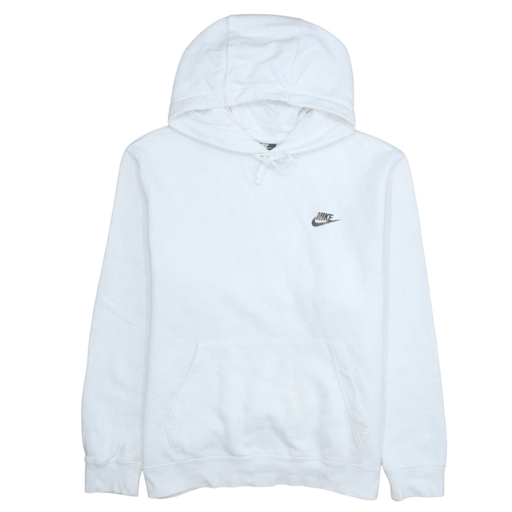 Nike Men's White Pullover Hoodie L Regular Fit Sportswear