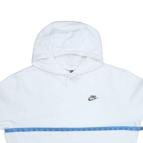 Nike Men's White Pullover Hoodie L Regular Fit Sportswear