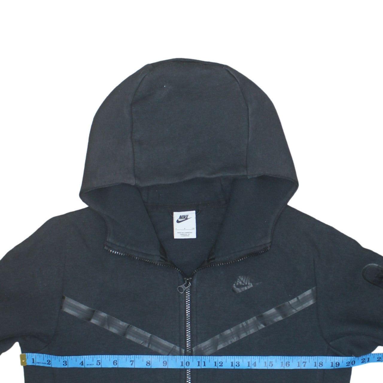Nike Men's Black Full Zip Hoodie Size S Regular Fit Sportswear
