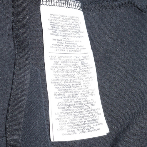 Nike Men's Black Full Zip Hoodie Size S Regular Fit Sportswear