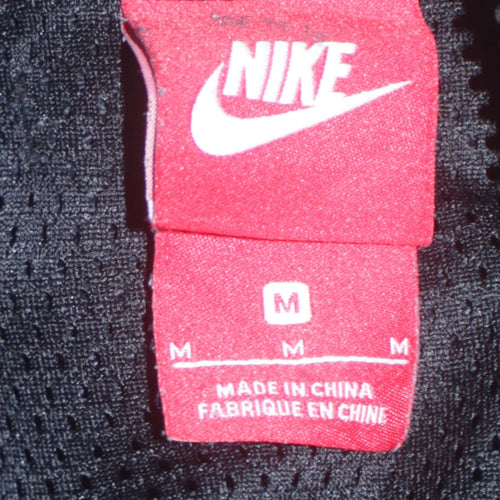 Nike Air Max Women’s Black Full Zip Hoodie Size M Cotton Blend