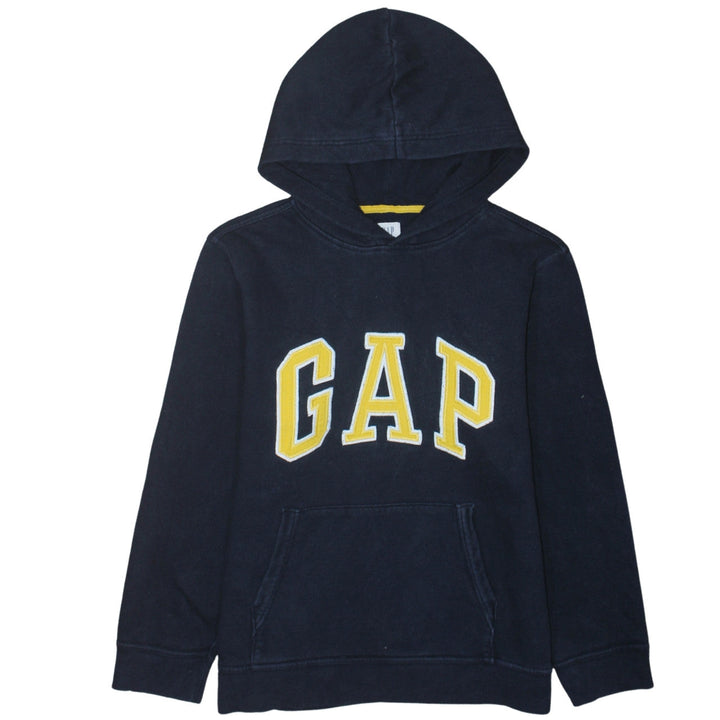 GAP Kids Boys Navy Blue Hoodie 13-14 Years Pullover Fleece Sweatshirt