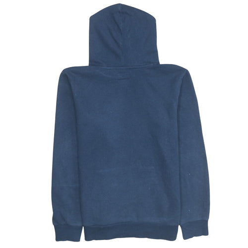 Converse Boys Blue XL Pullover Hoodie with Graphic Print and Hooded Pocket