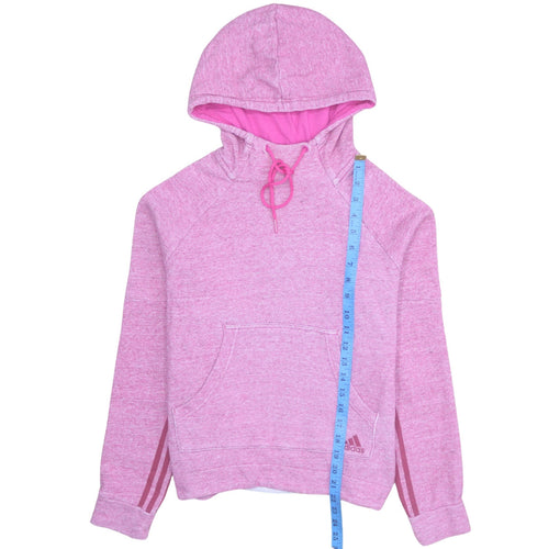 Adidas Womens Pink Pullover Hoodie Medium Hooded Sweatshirt