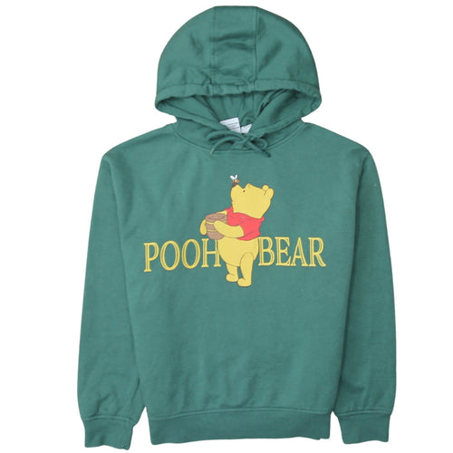 Disney Women’s Green Winnie the Pooh Hoodie Size 10/12 Pullover