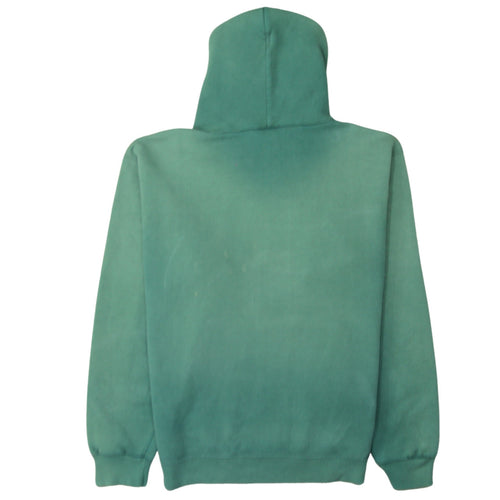 Champion Men's Green Pullover Hoodie M Regular Fit Fleece Sweatshirt